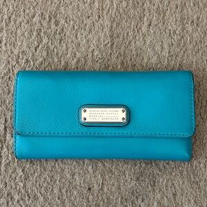 Marc by Marc Jacobs Teal Leather Wallet (EUC)